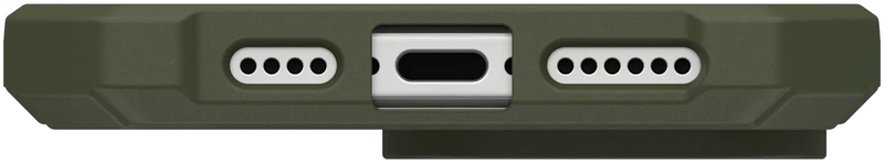 Чохол для iPhone 16 Pro Max UAG Essential Armor Magsafe Olive Drab (114449117272) - фото - №3