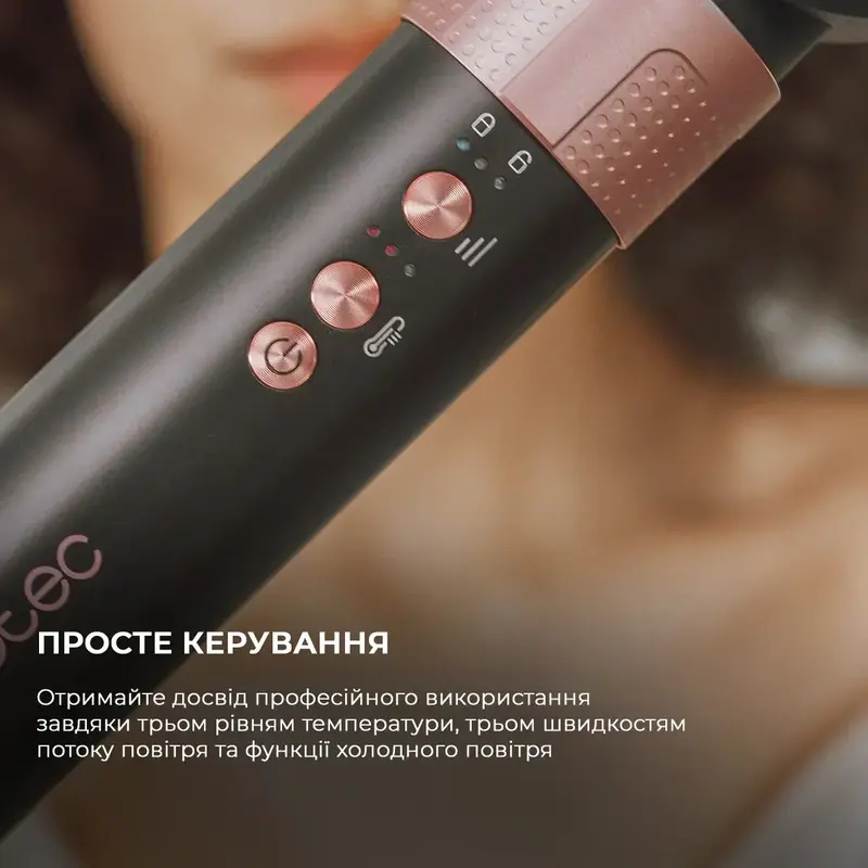 Стайлер CECOTEC Bamba CeramicCare 12in1 AirGlam Black - фото - №7