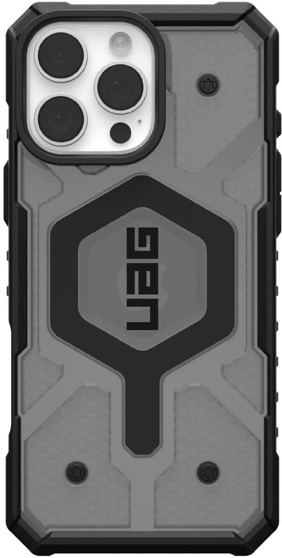 Чохол для iPhone 16 Pro Max UAG Pathfinder Clear Magsafe Black (114465113131) - фото - №0