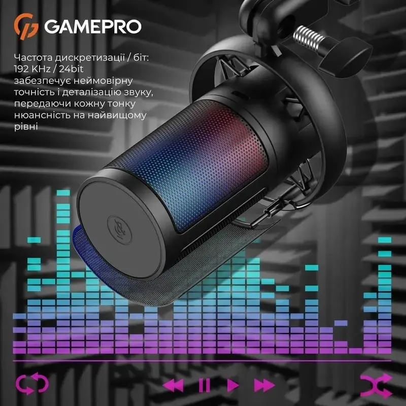 Мікрофон Gamepro UGM105B Black (UGM105B) - фото - №11