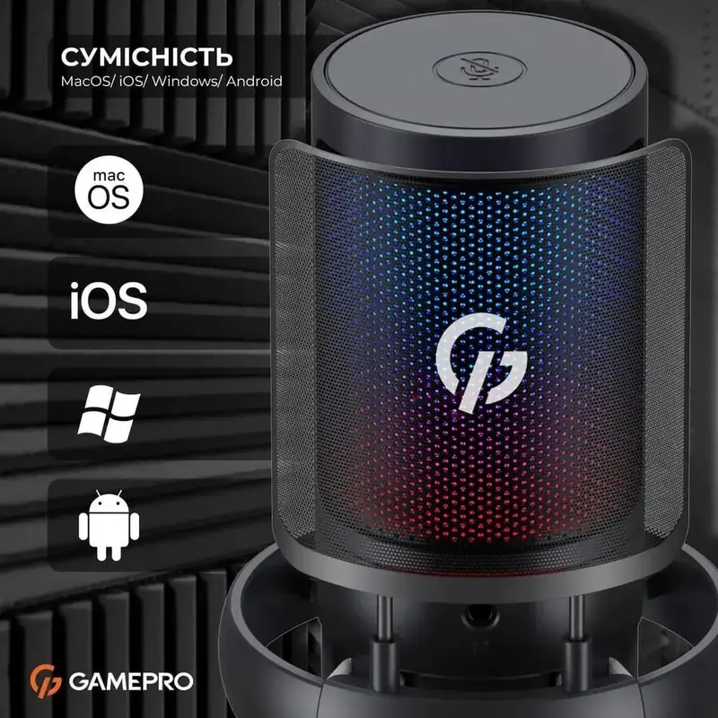 Мікрофон Gamepro UGM105B Black (UGM105B) - фото - №8