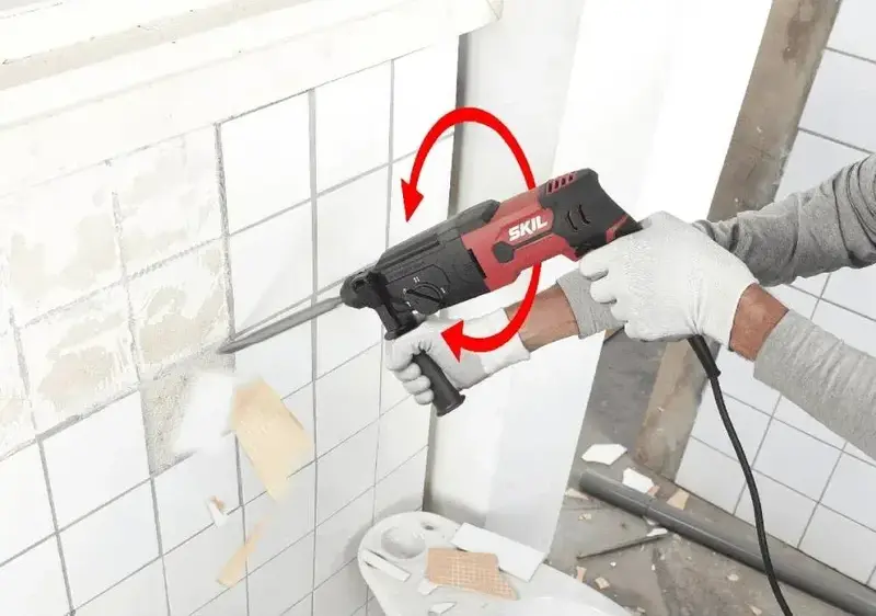 Перфоратор SKIL 1770 GA SDS-plus+ШЗП 850Вт - фото - №6