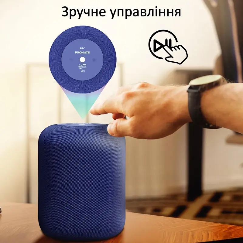 Акустика Promate boom-10.blue - фото - №5
