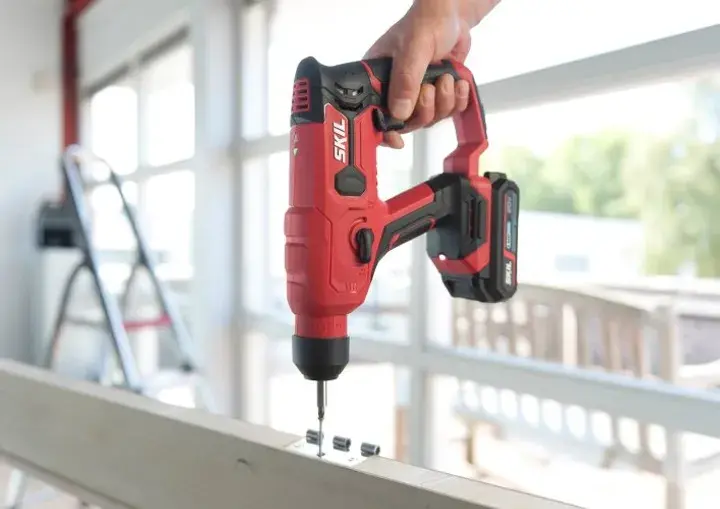 Перфоратор акумуляторний SKIL 3810 CA SDS-plus+ШЗП 900Вт без АКБ та ЗП - фото - №5