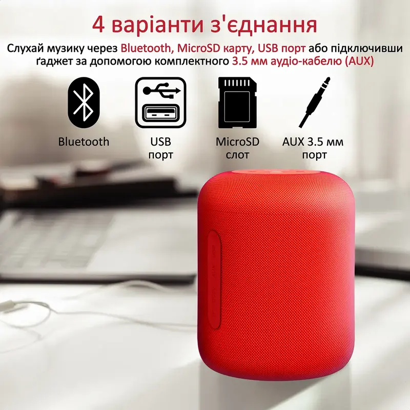 Акустика Promate boom-10.red - фото - №4