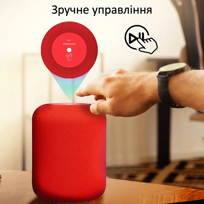 Акустика Promate boom-10.red - фото - №5