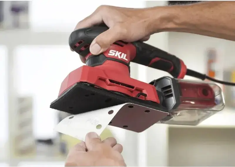Шліфмашина вібраційна мережева SKIL 7362 AA 280Вт платформа 92х185 - фото - №1