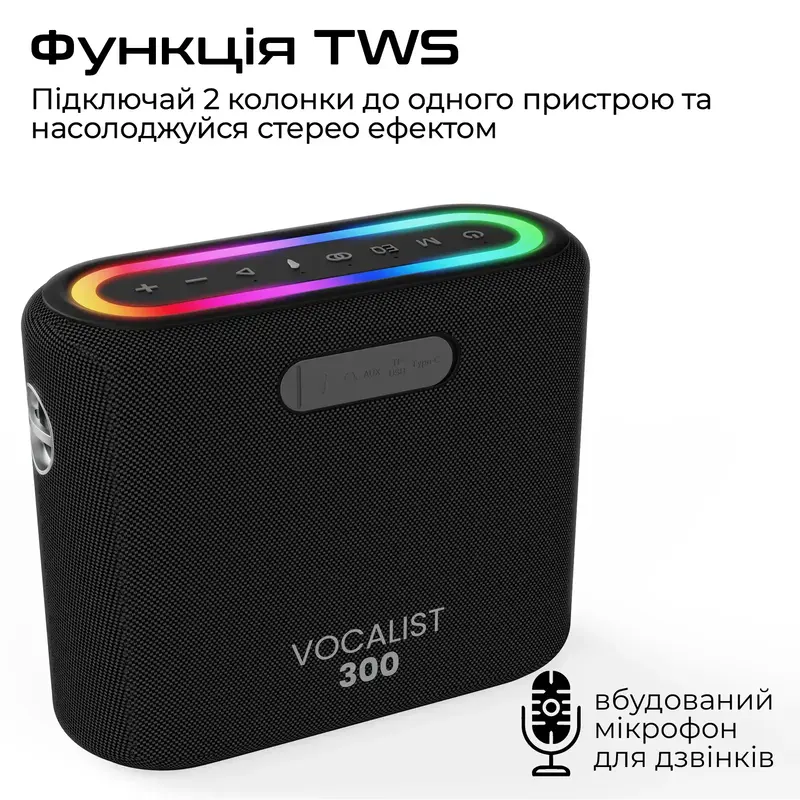 Акустична система HiFuture Vocalist300 Black (vocalist300.black) - фото - №6