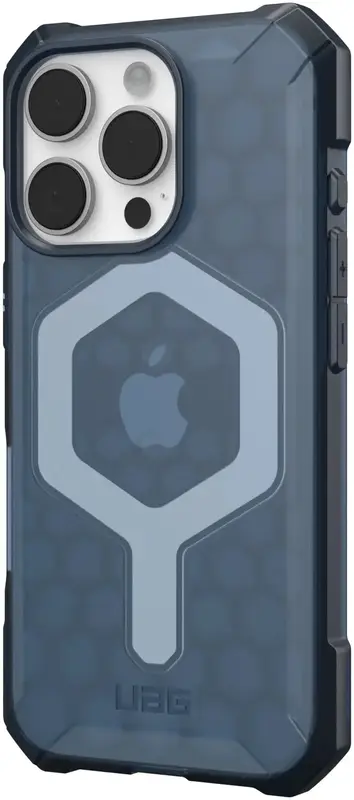 Чохол для iPhone 16 Pro UAG Essential Armor Magsafe Cloud Blue (114448114151) - фото - №3