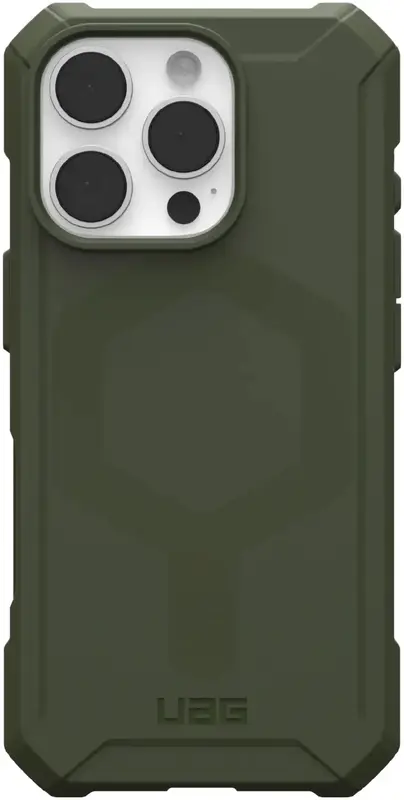 Чохол для iPhone 16 Pro UAG Essential Armor Magsafe Olive Drab (114448117272) - фото - №0
