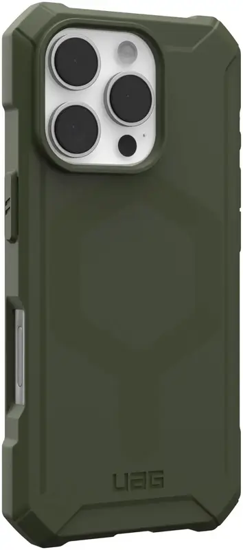 Чохол для iPhone 16 Pro UAG Essential Armor Magsafe Olive Drab (114448117272) - фото - №2