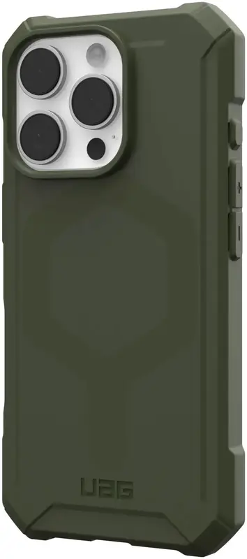 Чохол для iPhone 16 Pro UAG Essential Armor Magsafe Olive Drab (114448117272) - фото - №3
