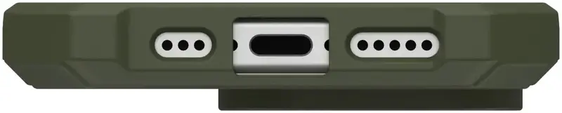 Чохол для iPhone 16 Pro UAG Essential Armor Magsafe Olive Drab (114448117272) - фото - №5