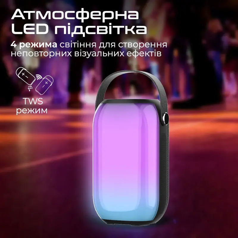 Акустична система Promate Spectro-20 20W Black (spectro-20) - фото - №2