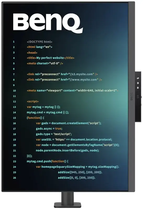 Монітор BENQ 28.2" (9H.LM2LJ.TBE) - фото - №4