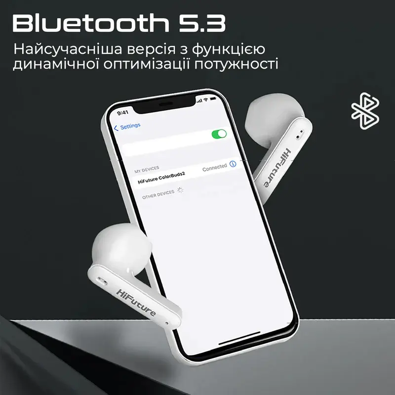 Навушники HiFuture ColorBuds2 Black (colorbuds2.black) фото