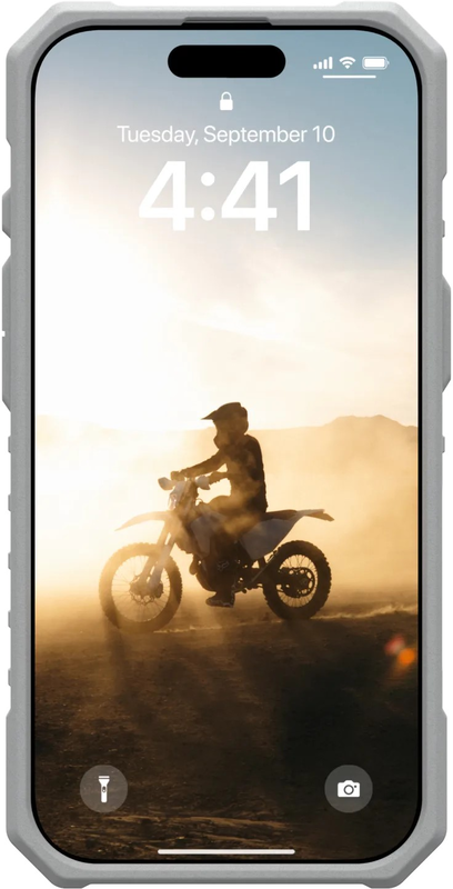 Чохол для iPhone 16 Pro UAG Pathfinder Clear Magsafe Active Neon (114464118181) - фото - №3