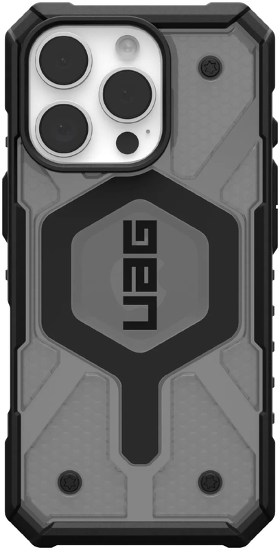 Чохол для iPhone 16 Pro UAG Pathfinder Clear Magsafe Ash (114464113131) - фото - №0