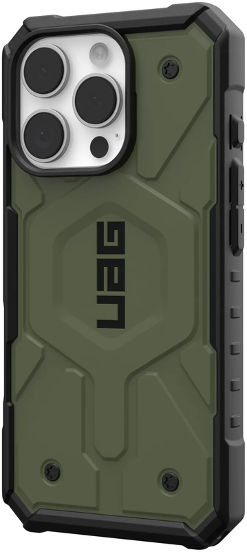 Чохол для iPhone 16 Pro UAG Pathfinder Magsafe Olive Drab (114468117272) - фото - №3