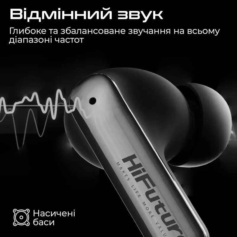 Навушники HiFuture SonicAir Champagne (sonicair.champagne) фото