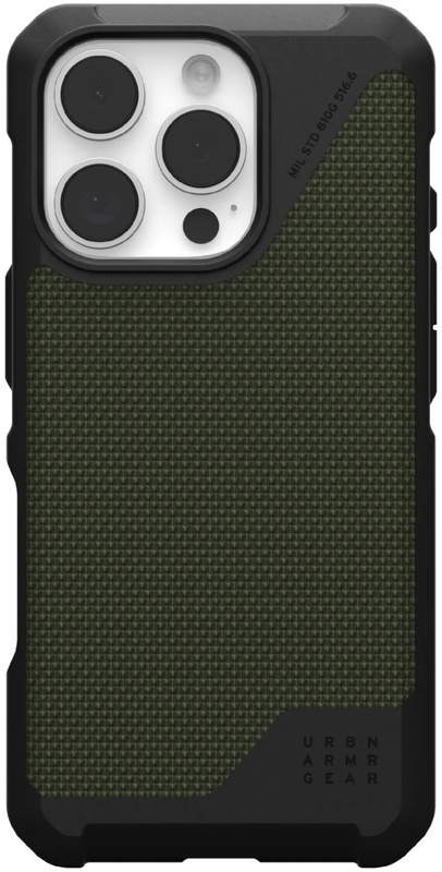 Чохол для iPhone 16 Pro UAG Metropolis LT Magsafe Kevlar Olive (114452113972) - фото - №0