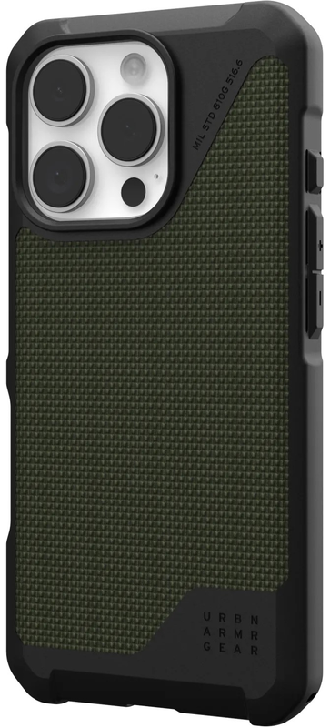 Чохол для iPhone 16 Pro UAG Metropolis LT Magsafe Kevlar Olive (114452113972) - фото - №2