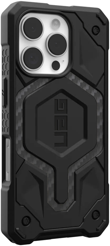 Чохол для iPhone 16 Pro UAG Monarch Carbon Fiber (114460114242) - фото - №1