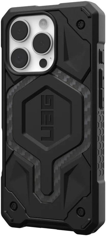 Чохол для iPhone 16 Pro UAG Monarch Carbon Fiber (114460114242) - фото - №2