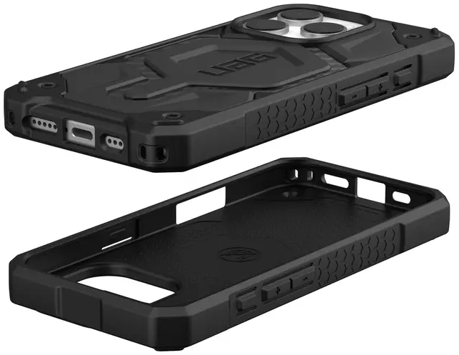 Чохол для iPhone 16 Pro UAG Monarch Carbon Fiber (114460114242) - фото - №7