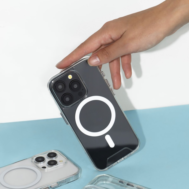 Чохол для iPhone 13 Pro Max WAVE Sky Case with Magnetic Ring (transparent) - фото - №5