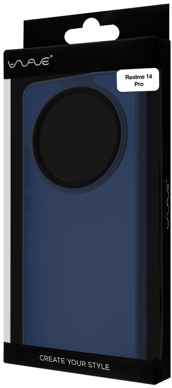 Чохол для Realme 14 Pro WAVE Matte Color Case (midnight blue) - фото - №3