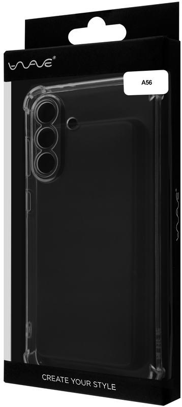 Чехол для Samsung A56 WAVE Ghost (clear) - фото - №4