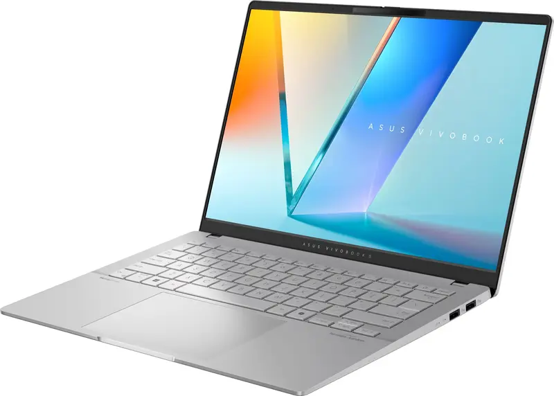 Ноутбук Asus Vivobook S 14 OLED M5406WA-PP024 Cool Silver (90NB14P1-M00120) - фото - №1