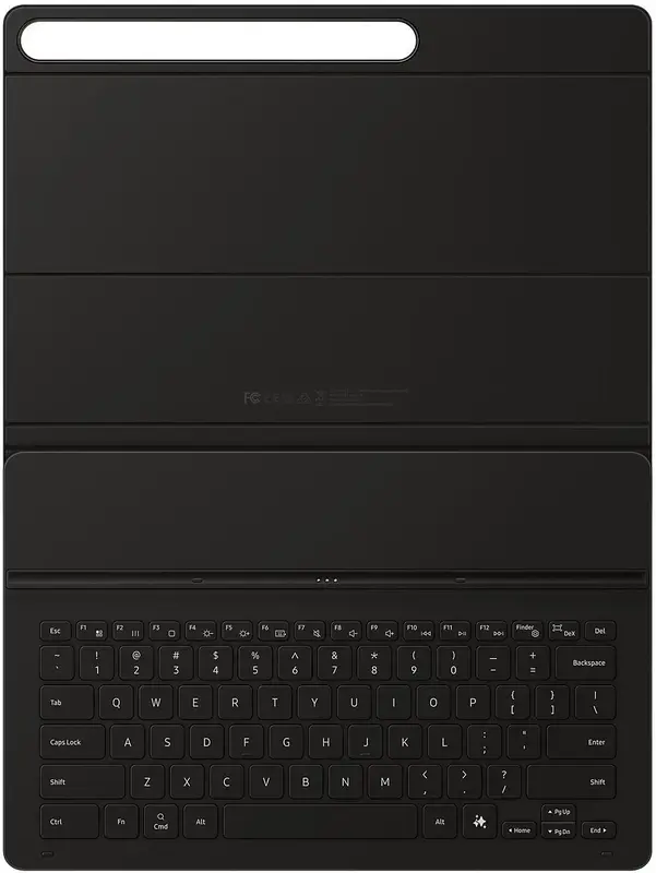 Чохол для Samsung Tab S10 FE+ Book Cover Keyboard Slim - AI Key Black (EF-DX620BBEGUA) - фото - №3