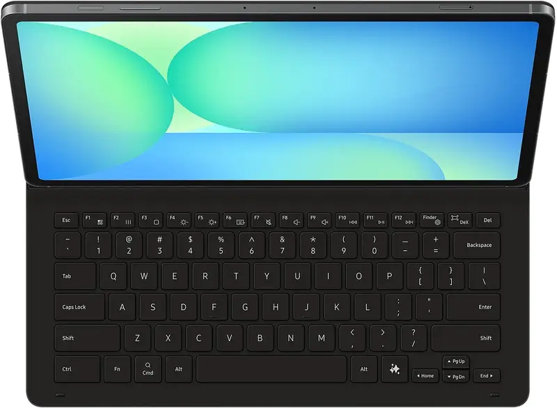 Чохол для Samsung Tab S10 FE+ Book Cover Keyboard Slim - AI Key Black (EF-DX620BBEGUA) - фото - №7