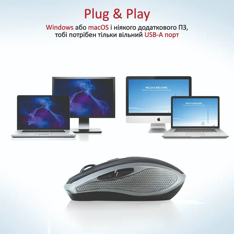 Мышь Promate Breeze Wireless breeze.silver фото