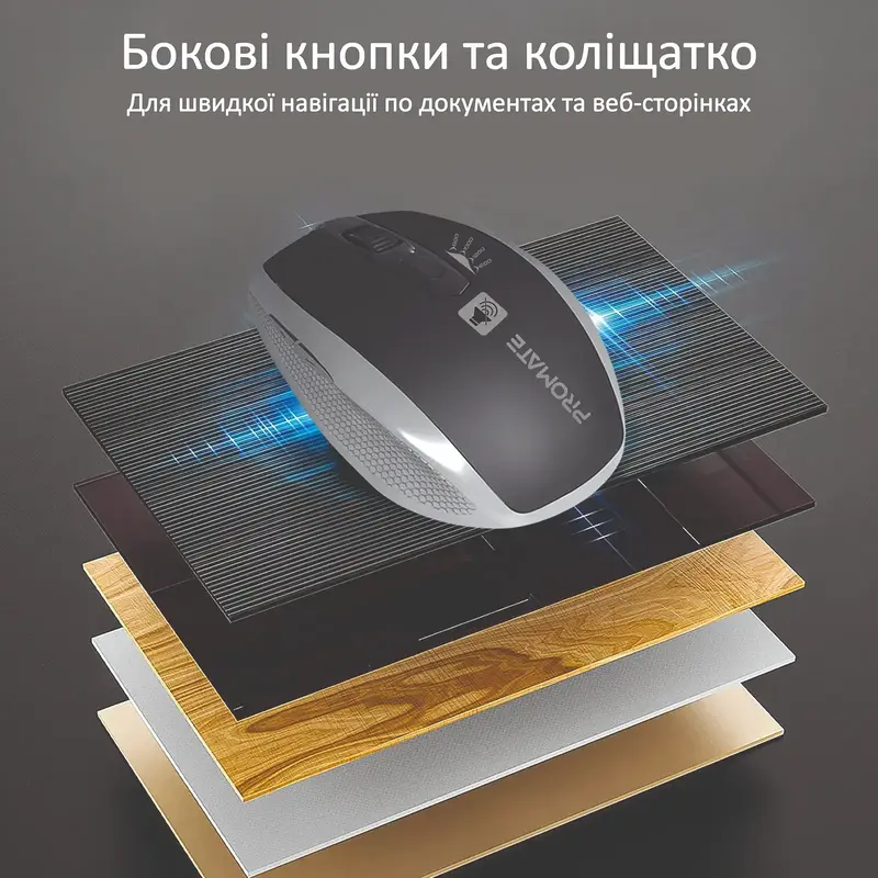Мышь Promate Breeze Wireless breeze.silver фото