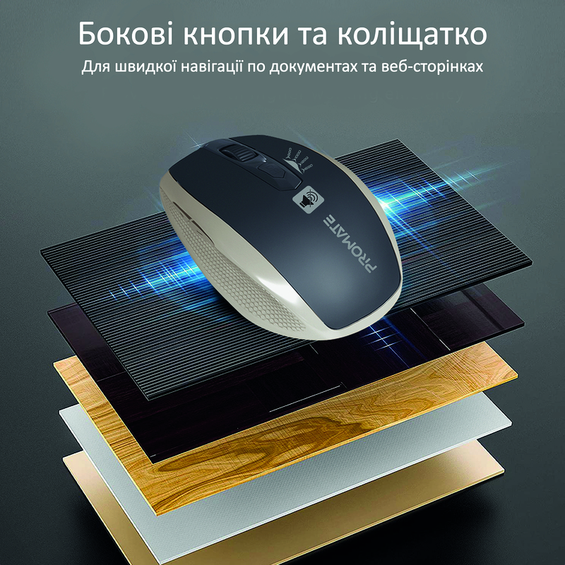 Мышь Promate Breeze Wireless breeze.gold фото
