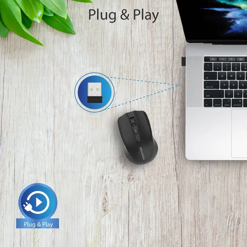 Миша Promate Clix-8 Wireless clix-8.black фото
