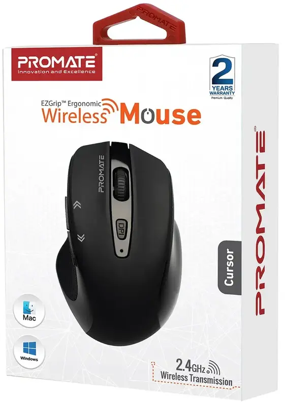 Миша Promate Cursor Wireless cursor.black - фото - №6