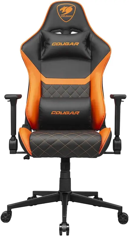 Игровое кресло Cougar ARMOR ONE V2 (black/orange) - фото - №0