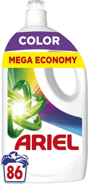 Гель для прання Ariel Color 86 циклів прання 3.87 л (8700216691796) - фото - №0