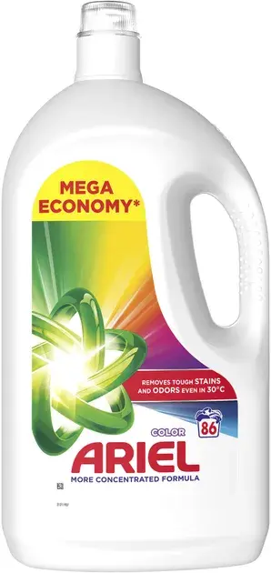 Гель для прання Ariel Color 86 циклів прання 3.87 л (8700216691796) - фото - №1