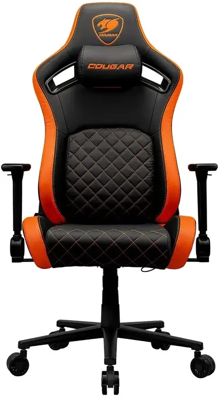 Игровое кресло Cougar DEFENSOR (black/orange) фото