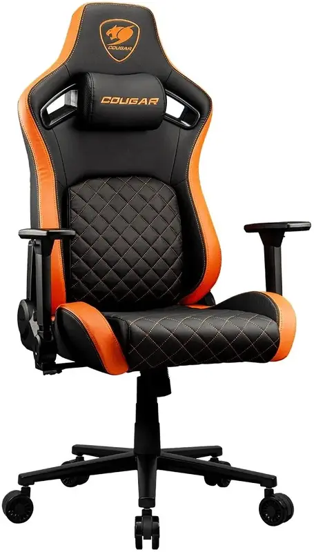 Игровое кресло Cougar DEFENSOR (black/orange) фото