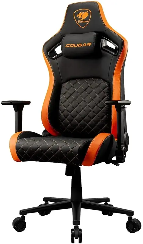 Игровое кресло Cougar DEFENSOR (black/orange) фото