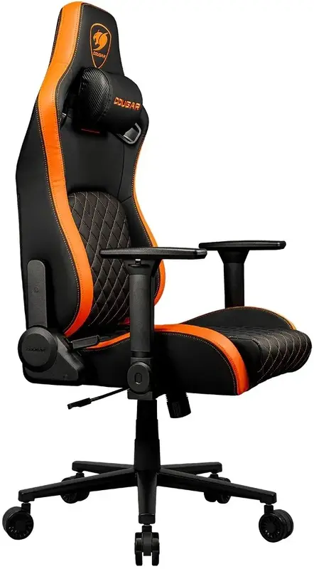 Игровое кресло Cougar DEFENSOR (black/orange) фото