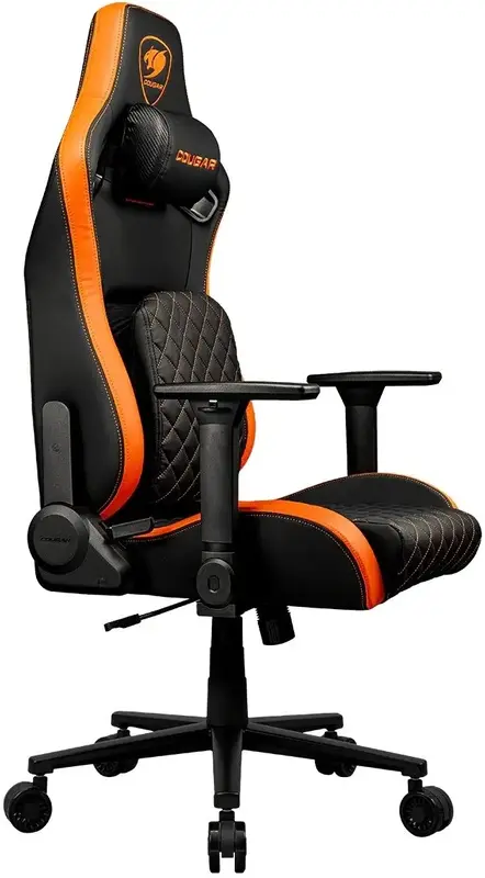 Игровое кресло Cougar DEFENSOR (black/orange) фото