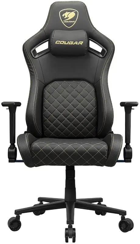 Игровое кресло Cougar DEFENSOR GOLD (black/gold) фото
