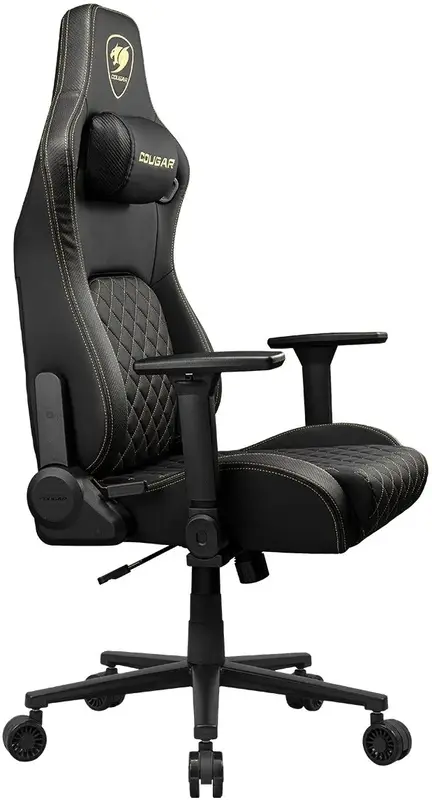 Игровое кресло Cougar DEFENSOR GOLD (black/gold) фото